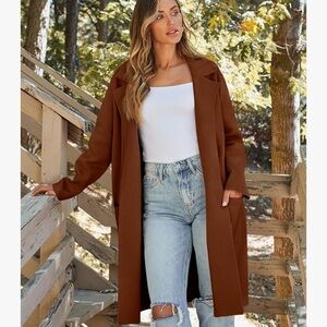 Brown Longline Coat